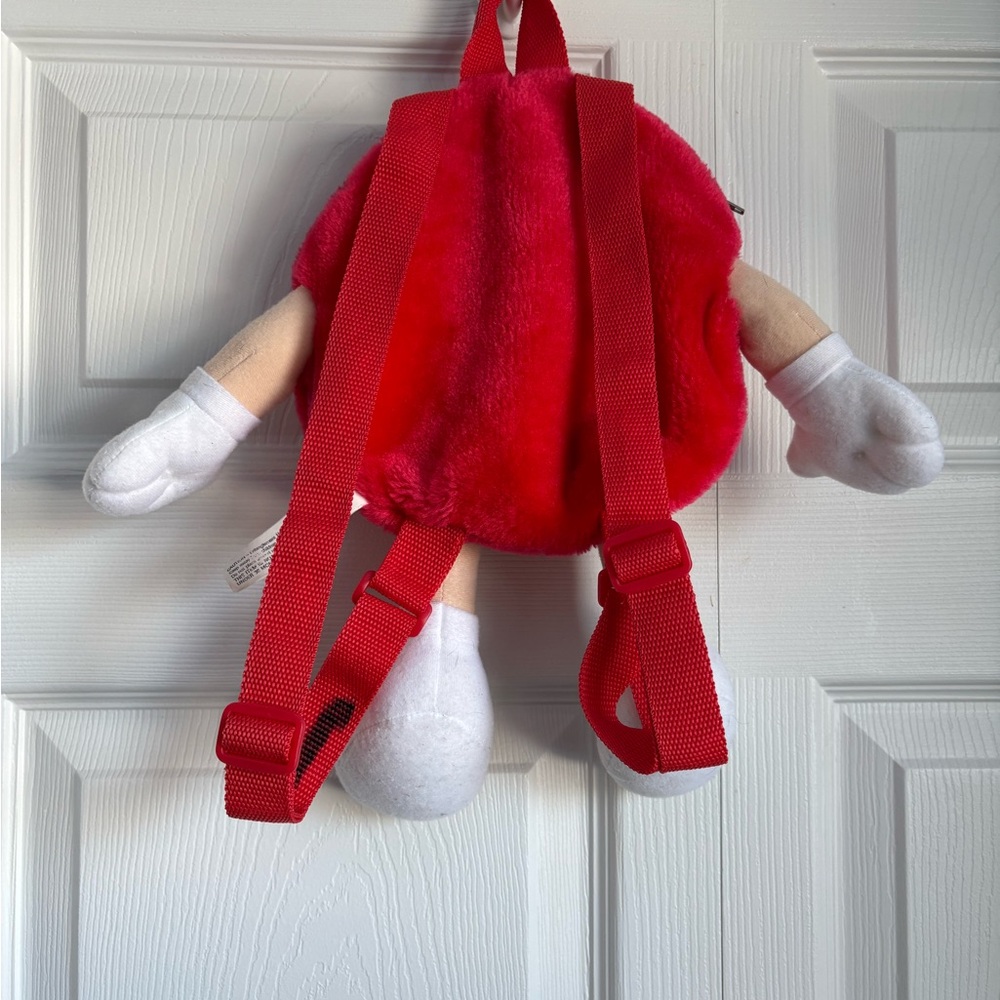 M&M'S Red Character 2001 Plush Backpack 🎒 - Picture 7 of 12